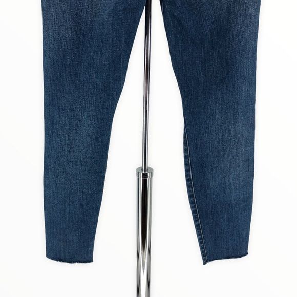 Madewell Jeans 9” High Rise Skinny Crop Jeans in Bruce Wash Distressed size 26 - Picture 7 of 13